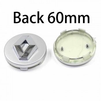 High Quality 4pcs For Renault 57mm 60mm Wheel Center Hub Caps Clio Megane Laguna Scenic wheel Badge covers Auto accessories