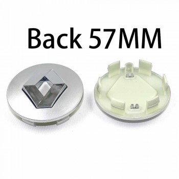 High Quality 4pcs For Renault 57mm 60mm Wheel Center Hub Caps Clio Megane Laguna Scenic wheel Badge covers Auto accessories