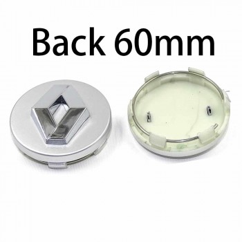 High Quality 4pcs For Renault 57mm 60mm Wheel Center Hub Caps Clio Megane Laguna Scenic wheel Badge covers Auto accessories