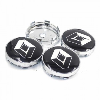 High Quality 4pcs For Renault 57mm 60mm Wheel Center Hub Caps Clio Megane Laguna Scenic wheel Badge covers Auto accessories