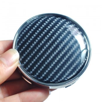 4pcs/lot 60mm Carbon Fiber Car Wheel Center Caps Hub Cover Badge for Volkswagen Golf Polo Passat GTD Hub Cap Emblem Car Styling