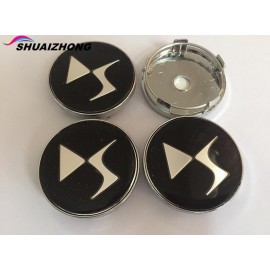 4pcs High quality 56.5mm 60mm DS DS3 DS5 DS6 Deesse PSA logo Car emblem Wheel Center Hub Cap wheel Badge covers Stickers