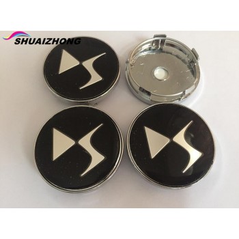 4pcs High quality 56.5mm 60mm DS DS3 DS5 DS6 Deesse PSA logo Car emblem Wheel Center Hub Cap wheel Badge covers Stickers
