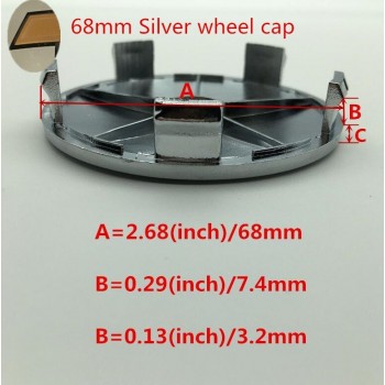 4pcs 56mm 60mm 68mm Car Wheel Center Hub Cap Badge Emblem Decal Sticker styling for Cruze Aveo Silverado MALIBU CAPTIVA Camaro