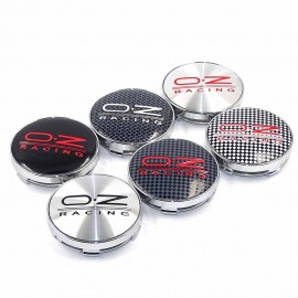 56/60/68mm For OZ Racing Car Badge Emblem Sticker Car Wheel Center Cover Cap Hub Rim for Octavia  Fabia Superb Auto Accessories