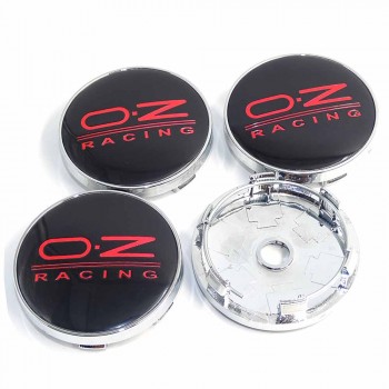 56/60/68mm For OZ Racing Car Badge Emblem Sticker Car Wheel Center Cover Cap Hub Rim for Octavia  Fabia Superb Auto Accessories