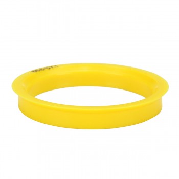 4Pcs Plastic Wheel Centric Spigot Ring 66.6mm - 57.1mm Spacers Hub For VW For Audi For Skoda For Seat Yellow Wheel Hub Centric
