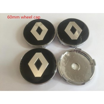 4pcs Renault 56mm 60mm Car emblem Wheel Center Cover Hub Cap Resin Badge car styling Clio Megane Laguna Scenic
