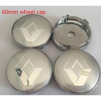 4pcs Renault 56mm 60mm Car emblem Wheel Center Cover Hub Cap Resin Badge car styling Clio Megane Laguna Scenic