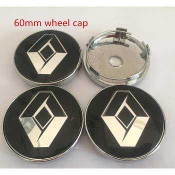 4pcs Renault 56mm 60mm Car emblem Wheel Center Cover Hub Cap Resin Badge car styling Clio Megane Laguna Scenic