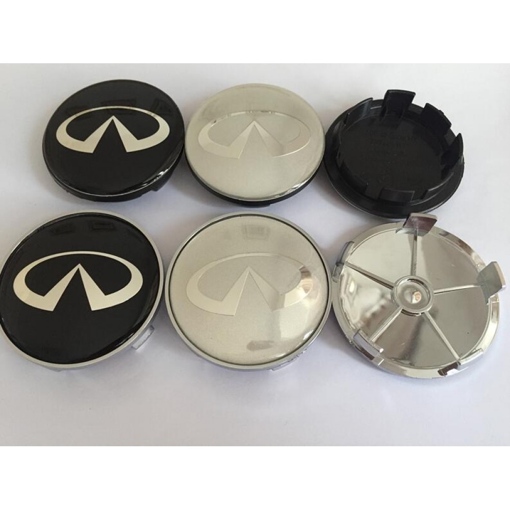 4pcs 56mm 60mm 65mm 68mm Car emblem Wheel Center Hub Cap covers Stickers for Infiniti q30 q50 g35 g37 fx35 fx37 qx70