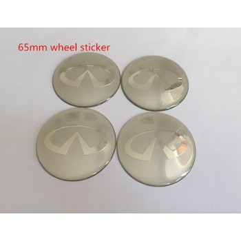 4pcs 56mm 60mm 65mm 68mm Car emblem Wheel Center Hub Cap covers Stickers for Infiniti q30 q50 g35 g37 fx35 fx37 qx70