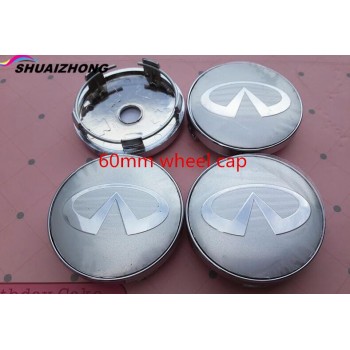 4pcs 56mm 60mm 65mm 68mm Car emblem Wheel Center Hub Cap covers Stickers for Infiniti q30 q50 g35 g37 fx35 fx37 qx70