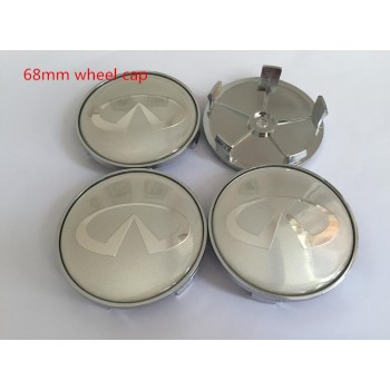 4pcs 56mm 60mm 65mm 68mm Car emblem Wheel Center Hub Cap covers Stickers for Infiniti q30 q50 g35 g37 fx35 fx37 qx70