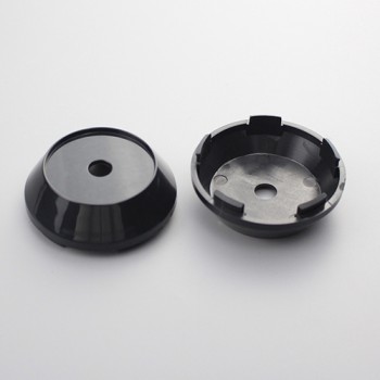 KOM 65mm wheels center cap with blank sticker rim trim hub cap for work emotion vs-xx set of 4 chrome / black clip 2.36 inch/60m