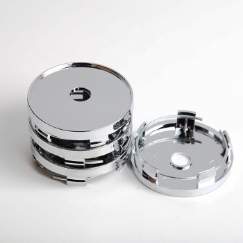 20pcs Alloy Chrome White blue Car wheel center hub caps Emblem Badge 60mm Wheel cover for bmw vw