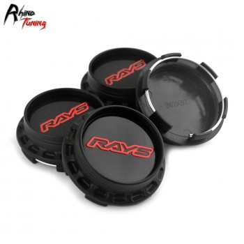 Rhino Tuning 4pcs 67mm (62mm) RAYS Car Wheel Center Caps Emblem For Volk Racing GT30 RE30 TE37 TTA Auto Wheels Rim Hub Cap 171