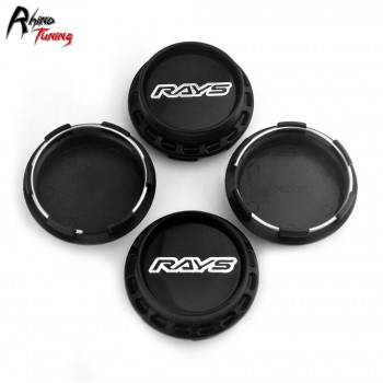 Rhino Tuning 4pcs 67mm (62mm) RAYS Car Wheel Center Caps Emblem For Volk Racing GT30 RE30 TE37 TTA Auto Wheels Rim Hub Cap 171