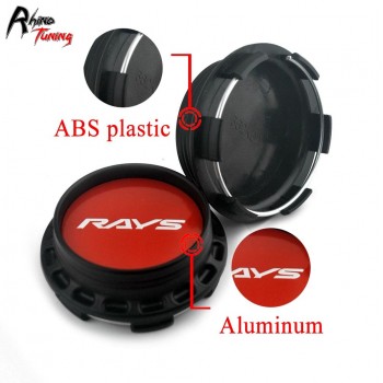 Rhino Tuning 4pcs 67mm (62mm) RAYS Car Wheel Center Caps Emblem For Volk Racing GT30 RE30 TE37 TTA Auto Wheels Rim Hub Cap 171