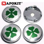 4Pcs 60MM Car Rim Wheel Center Hub Cap Hubcap Cover for ALFA ROMEO Mito 147 156 159 166 Giulietta Spider GT Car Logo Badge