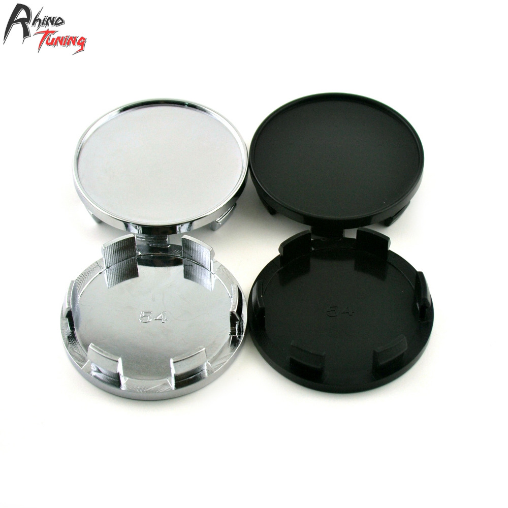 Rhino Tuning 4PC 54mm (49mm) Car Wheel Hub Center Caps Emblem For Altima Maxima Murano Quest 2004-2010 ABS Plastic #697