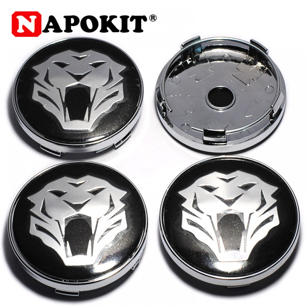 4Pcs/lot 60mm Tiger Head Car Wheel Center Hub Cap Hubcap Emblem Badge Decal for Jaguar Audi BMW Nissan Toyota Mazda Car Styling