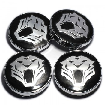 4Pcs/lot 60mm Tiger Head Car Wheel Center Hub Cap Hubcap Emblem Badge Decal for Jaguar Audi BMW Nissan Toyota Mazda Car Styling