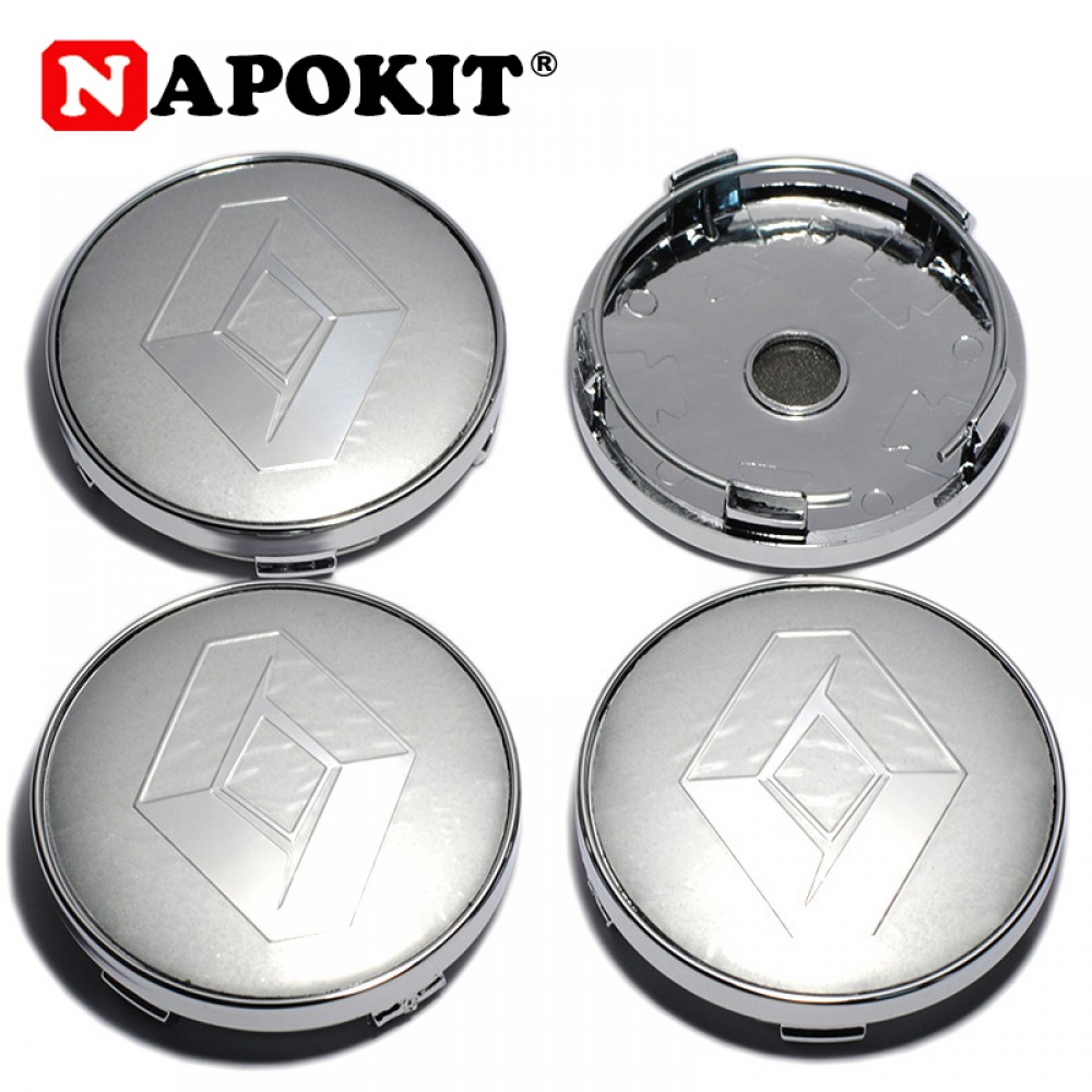 4pcs/lot 60mm Car Rim Cover Decal Wheel Center Hub Cap Hubcap for Renault Clio Megane Laguna Scenic TwinGo Wheel Emblem Badge