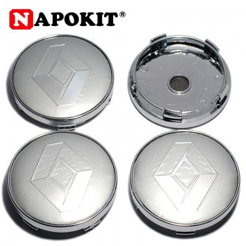 4pcs/lot 60mm Car Rim Cover Decal Wheel Center Hub Cap Hubcap for Renault Clio Megane Laguna Scenic TwinGo Wheel Emblem Badge