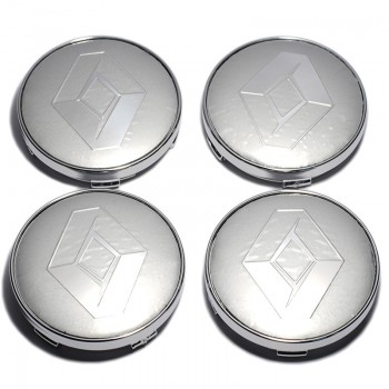 4pcs/lot 60mm Car Rim Cover Decal Wheel Center Hub Cap Hubcap for Renault Clio Megane Laguna Scenic TwinGo Wheel Emblem Badge