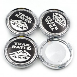 Gzhengtong 4pcs 63mm 4X4 Logo Wheel Center Caps Emblem Badge Car Covers Hub Cap For Jeep Car Styling Sliver Color