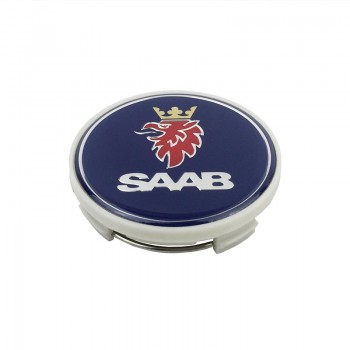 4pcs/lot 63MM Blue Wheel Hub Center Cap For rims badge LOGO Caps Fits for saab BJ SCS SAAB AUTO ACCESSORY
