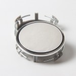 4pcs 75mm Black silver wheel center hub cover rim caps Apple Tree logo decals for Mercedes AMG BRABUS