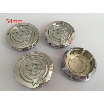 4pcs 54mm 64mm Silveramp;Black for Chrysler 300C Car Wheel Center Cover Hub Cap Resin Badge auto accessories