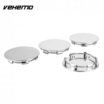 Vehemo No Logo Wheel Center Cap Replacement Car Wheel Cover Stylish Tire Wheel Hub Cover Vehicle Hub Cap Premium for 65mm-57mm