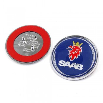 1pcs 68mm For  SAAB car front hood bonnet emblem rear Truck badge sticker car emblem for 03-10 Saab 9-3 9-5 93 95