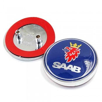 1pcs 68mm For  SAAB car front hood bonnet emblem rear Truck badge sticker car emblem for 03-10 Saab 9-3 9-5 93 95