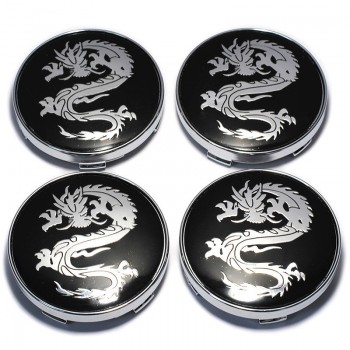 4pcs/Lot 60MM 3D Dragon Logo Car Wheel Center Caps Car Rim Hubcap Emblem for Toyota Mazda Audi BMW Volkswagen Jeep Ford Opel