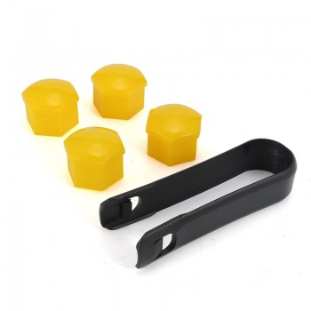 17MM 20pcs  Wheel Lug Nut Center Cover Caps + Removal Tool For VW Golf Passat for Audi A1 A4 A3 Q5 Q7 2013-2015 321601173A