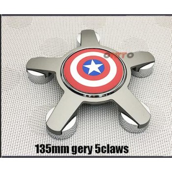 4pcs 56mm 60mm 64mm 135mm Car Wheel Center Hub Cap 60MM Wheel Dust-proof emblem covers for Captain America Logo car Accessories