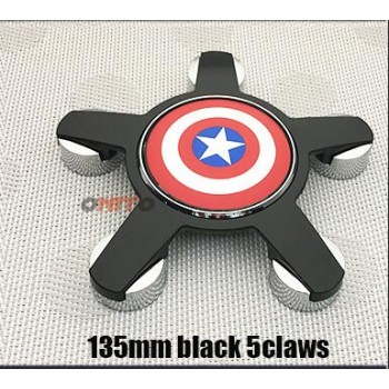 4pcs 56mm 60mm 64mm 135mm Car Wheel Center Hub Cap 60MM Wheel Dust-proof emblem covers for Captain America Logo car Accessories