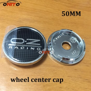 4pcs/set 50mm center cap logo car wheel center hub cap emblem Dust-proof badge Sticker for OZ RACING