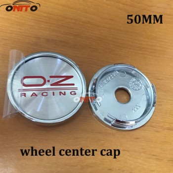 4pcs/set 50mm center cap logo car wheel center hub cap emblem Dust-proof badge Sticker for OZ RACING