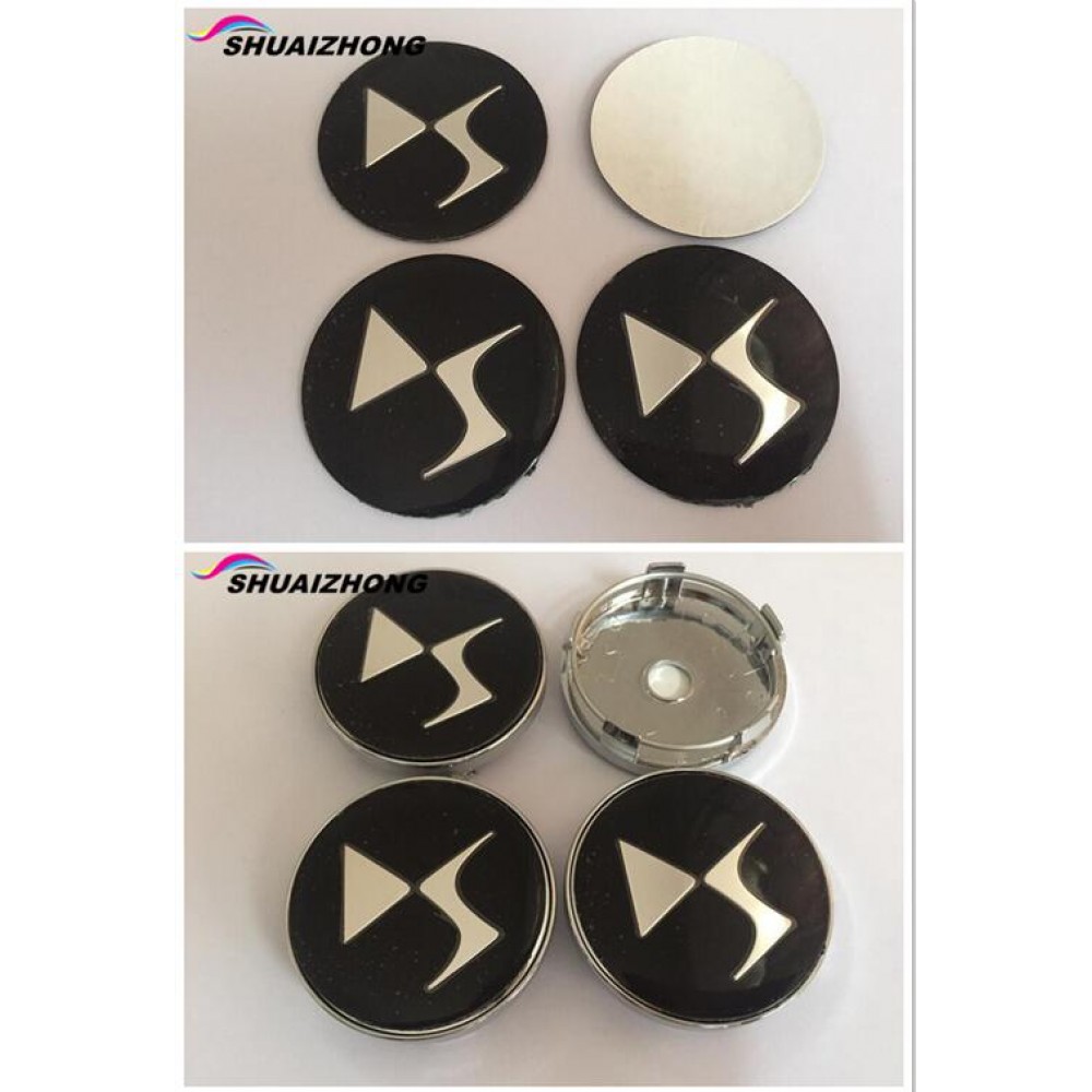 20pcs High quality 56.5mm 60mm DS DS3 DS5 DS6 Deesse PSA logo Car emblem Wheel Center Hub Cap wheel Badge covers Stickers