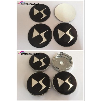 20pcs High quality 56.5mm 60mm DS DS3 DS5 DS6 Deesse PSA logo Car emblem Wheel Center Hub Cap wheel Badge covers Stickers