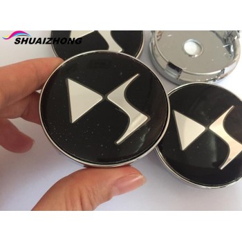 20pcs High quality 56.5mm 60mm DS DS3 DS5 DS6 Deesse PSA logo Car emblem Wheel Center Hub Cap wheel Badge covers Stickers
