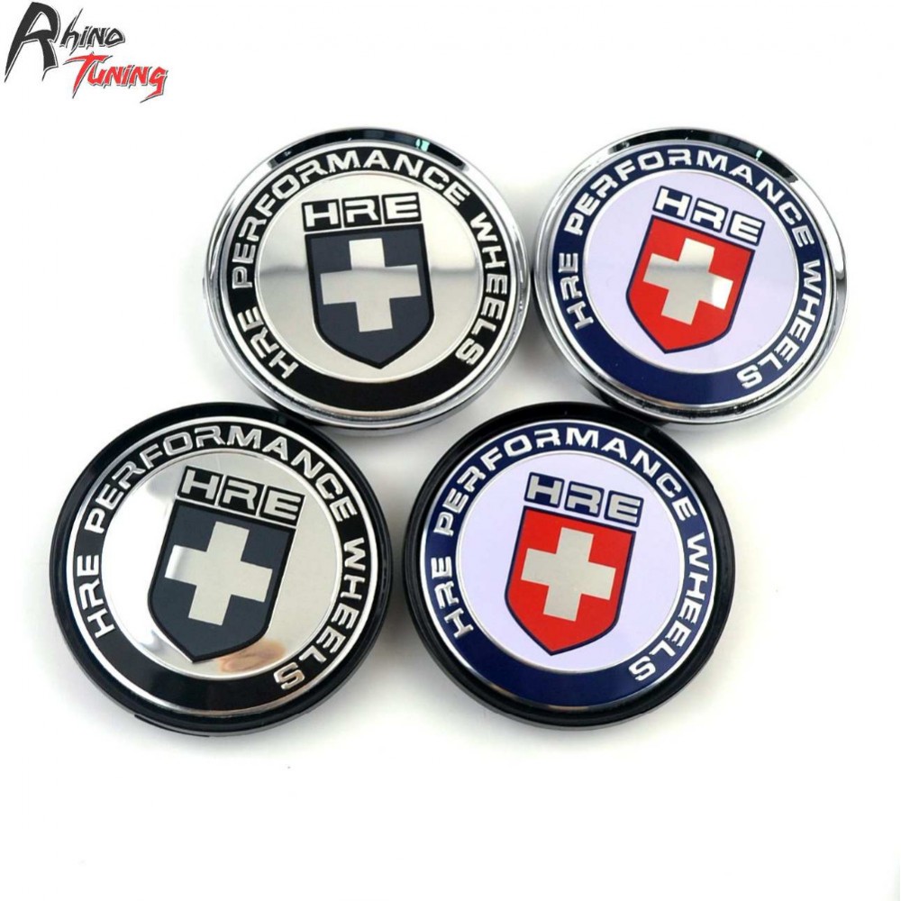 Rhino Tuning 63mm (57mm) 4PC HRE Performance Emblem Car Wheel Center Cap For OZ Racing Superturismo LM M595 Auto Centre Caps 827