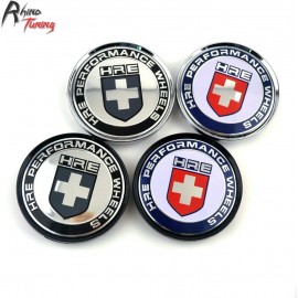 Rhino Tuning 63mm (57mm) 4PC HRE Performance Emblem Car Wheel Center Cap For OZ Racing Superturismo LM M595 Auto Centre Caps 827