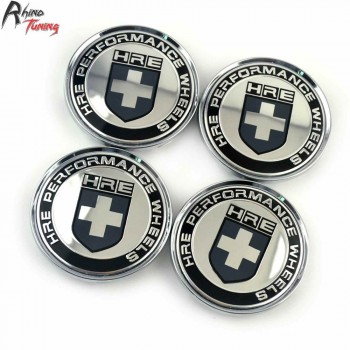 Rhino Tuning 63mm (57mm) 4PC HRE Performance Emblem Car Wheel Center Cap For OZ Racing Superturismo LM M595 Auto Centre Caps 827