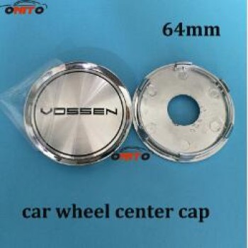 Auto Accessories 4pcs/lot 64mm Chrome Wheel Center Cap Hub Caps Rims Cover Car Badge Case Car emblem badge cover for vossen